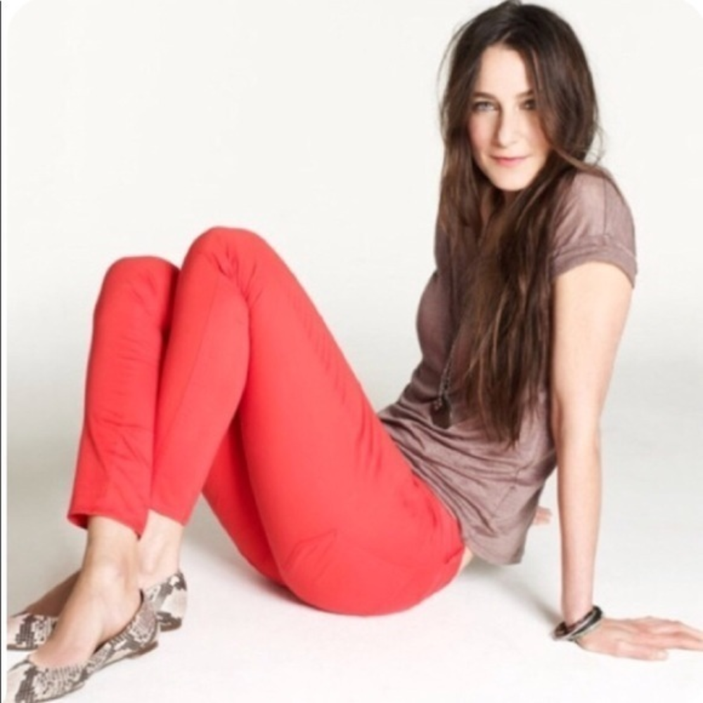 Madewell skinny‎ skinny red denim jeans size 28